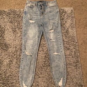 I’m selling a pair of distressed jeans from Fashion Nova.